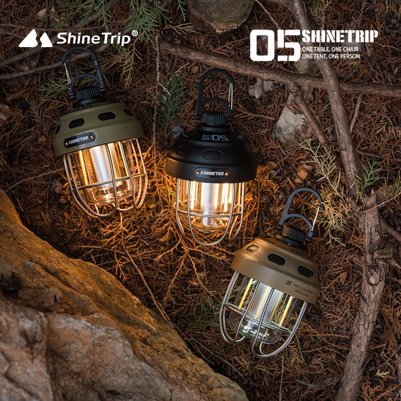 ShineTrip ตะเกียง Led Nut Lamp รุ่น a486 Type-C ชาร์ตมือถือได้ มีความแข็งแรง กันน้ำฝนได้ (IPX3)