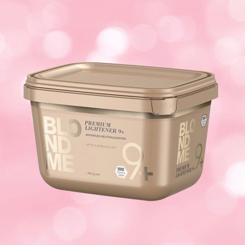 SCHWARZKOPF Blondme Bond Enforcing Premium Lightener 9+ ขนาด 450 ML.ผงฟอก ยกได้ 9 ระดับ