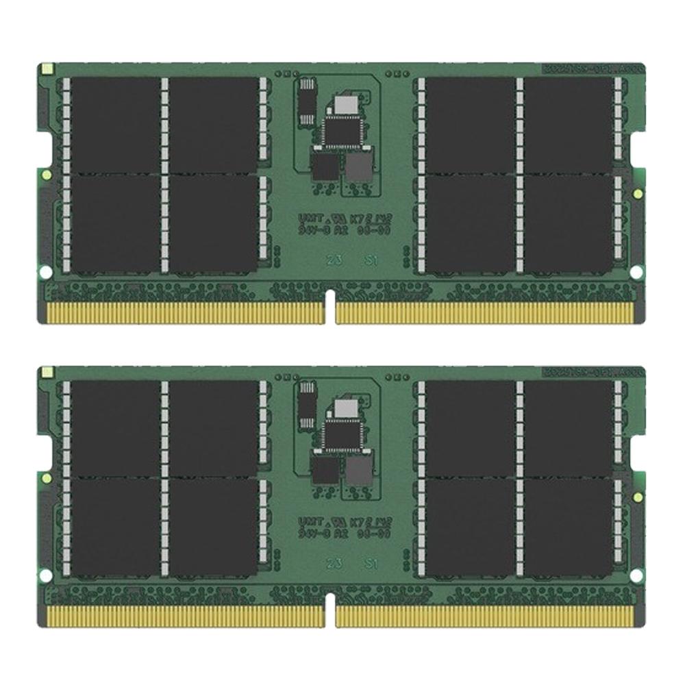 64GB (32GBx2) DDR5 4800MHz SO-DIMM RAM (หน่วยความจำ) KINGSTON VALUE RAM (KVR48S40BD8K2-64)