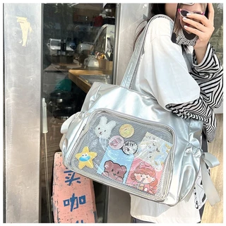 🔥พร้อมส่ง🔥 2025 กระเป๋าสะพาย น่ารัก ใบใหญ่ ใส่ตุ๊กตา