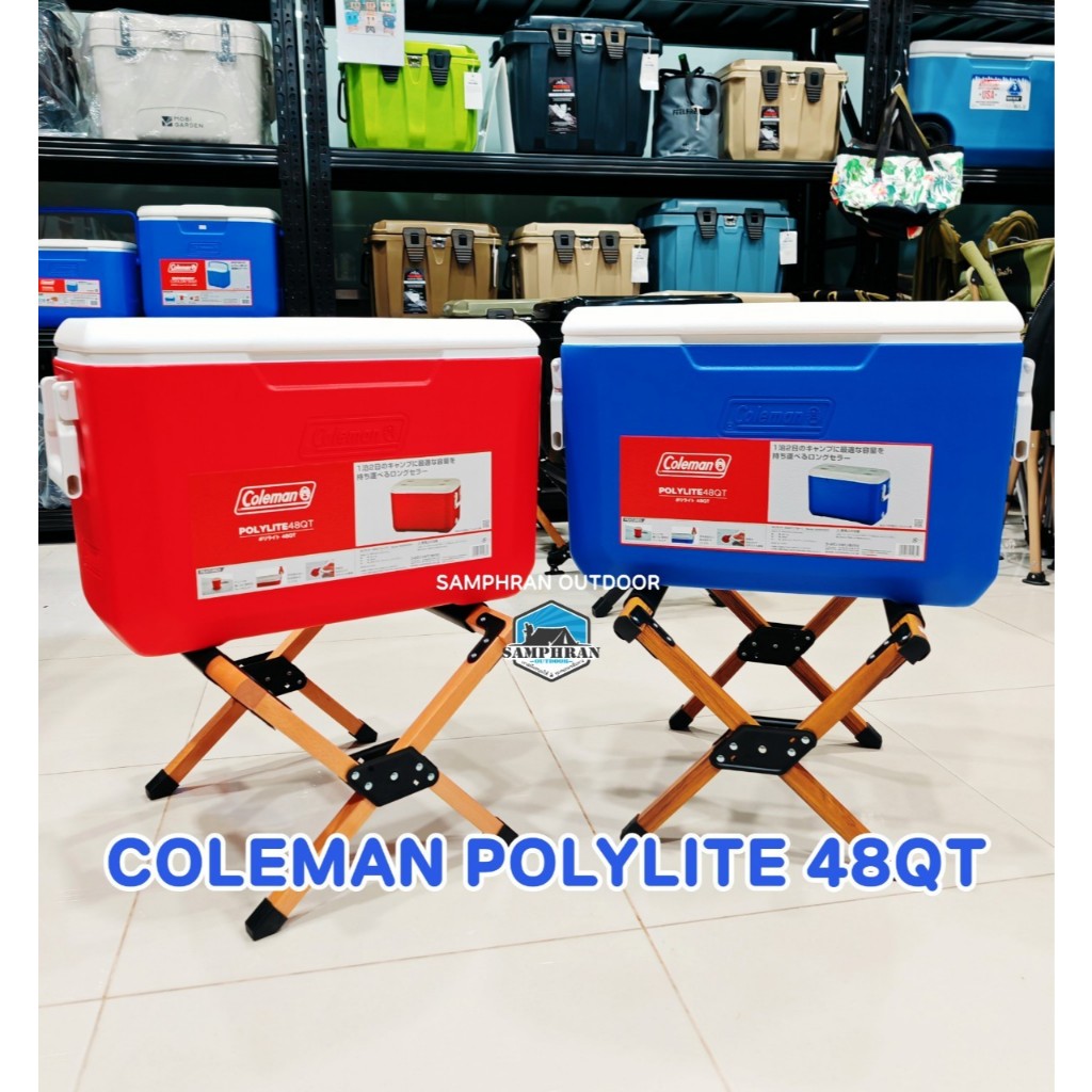 ☔ กระติกน้ำแข็ง Coleman 48 QT(45 ลิตร) Cooler Asia พร้อมส่ง
