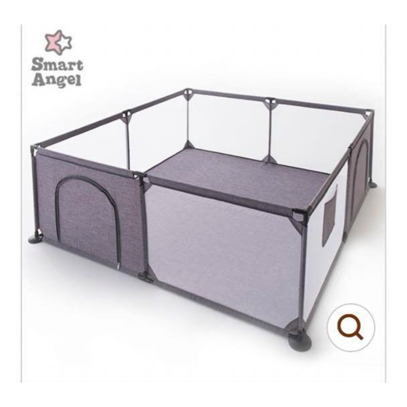 (900) Smart Angel สมาร์ทแองเจิล คอกกั้นเด็ก คอกผ้า 6 ฟุต บ่อบอล ของใช้เด็ก งานตู้ญี่ปุ่น ** มือสอง ส