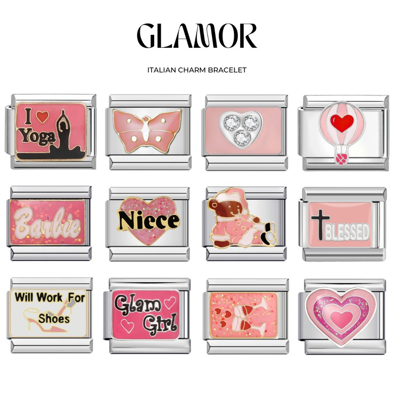 ชาร์ม กำไล Italian Charm Bracelet