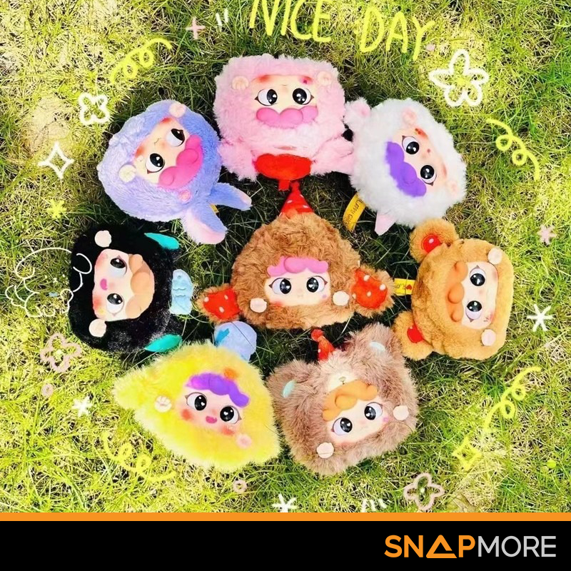 Migo Animal Party พวงกุญแจตุ๊กตา กล่องสุ่มลุ้น SECRET [HAPPY GHOST] Migo Animal Party Series