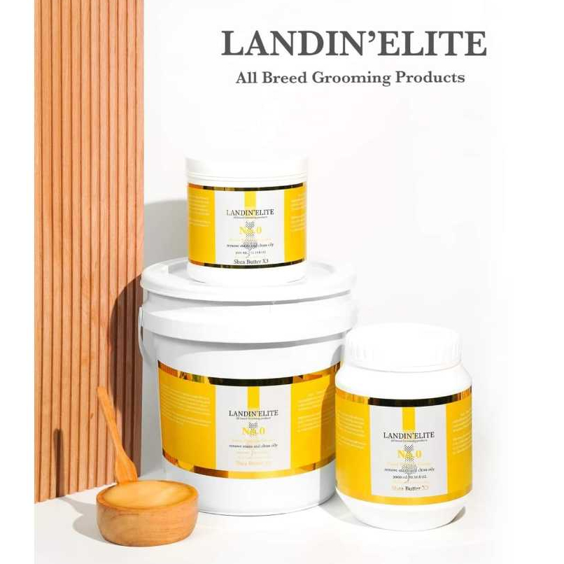 (ของแท้ พร้อมส่ง) LANDIN’ELITE ชุดเซทอาบน้ำแมว No.0 ครีมกำจัดความมัน