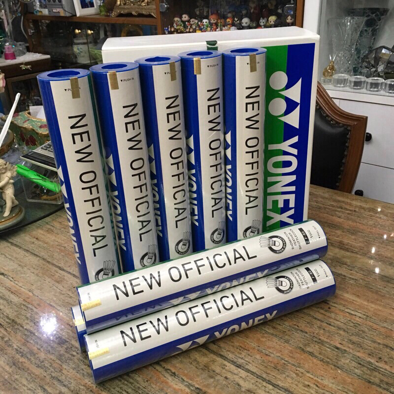 APAN IMPORTED ลูกแบดมินตัน (JP) CODE YONEX NEW OFFICIAL F-80 ของแท้ เกรดใช้แข่งระดับโลก นำเข้าจากญี่ปุ่น สปีด 75 และ 76