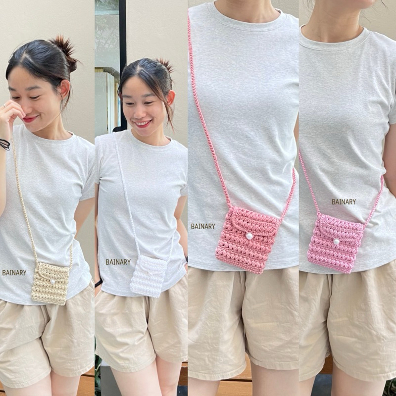 BAINARY | กระเป๋าสะพายใบจิ๋ว ทรงสี่เหลี่ยม