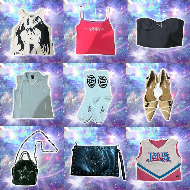 เสื้อผ้ามือสอง Y2K Punk 90’s fashion (lot  15)