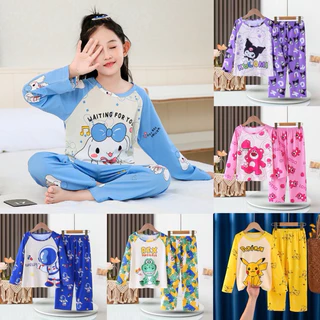 ชุดนอนเด็กลายน่ารัก ผ้าcotton พร้อมส่ง!!