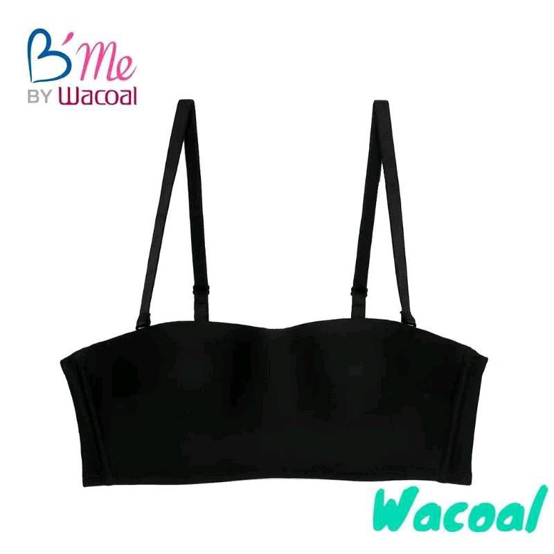 Wacoal by b'me สีดำ ทรงเกาะอก