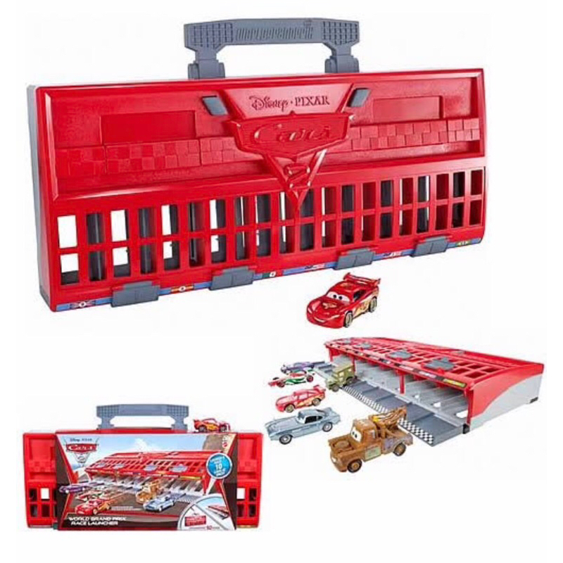 Disney Pixar Cars 2 World Grand Prix Race Launcher Carry Case