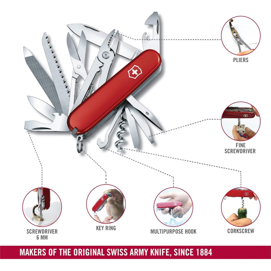 Victorinox Handyman - Medium Pocket Knife with 24 Functions (1.3773) | มีดพับ มีดพก มีดสวิส — صورة 5