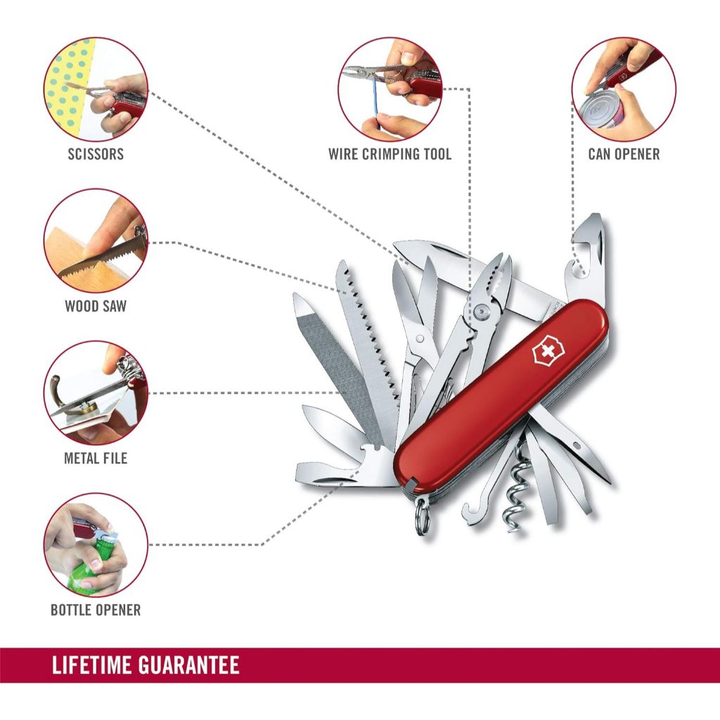 Victorinox Handyman - Medium Pocket Knife with 24 Functions (1.3773) | มีดพับ มีดพก มีดสวิส — صورة 3