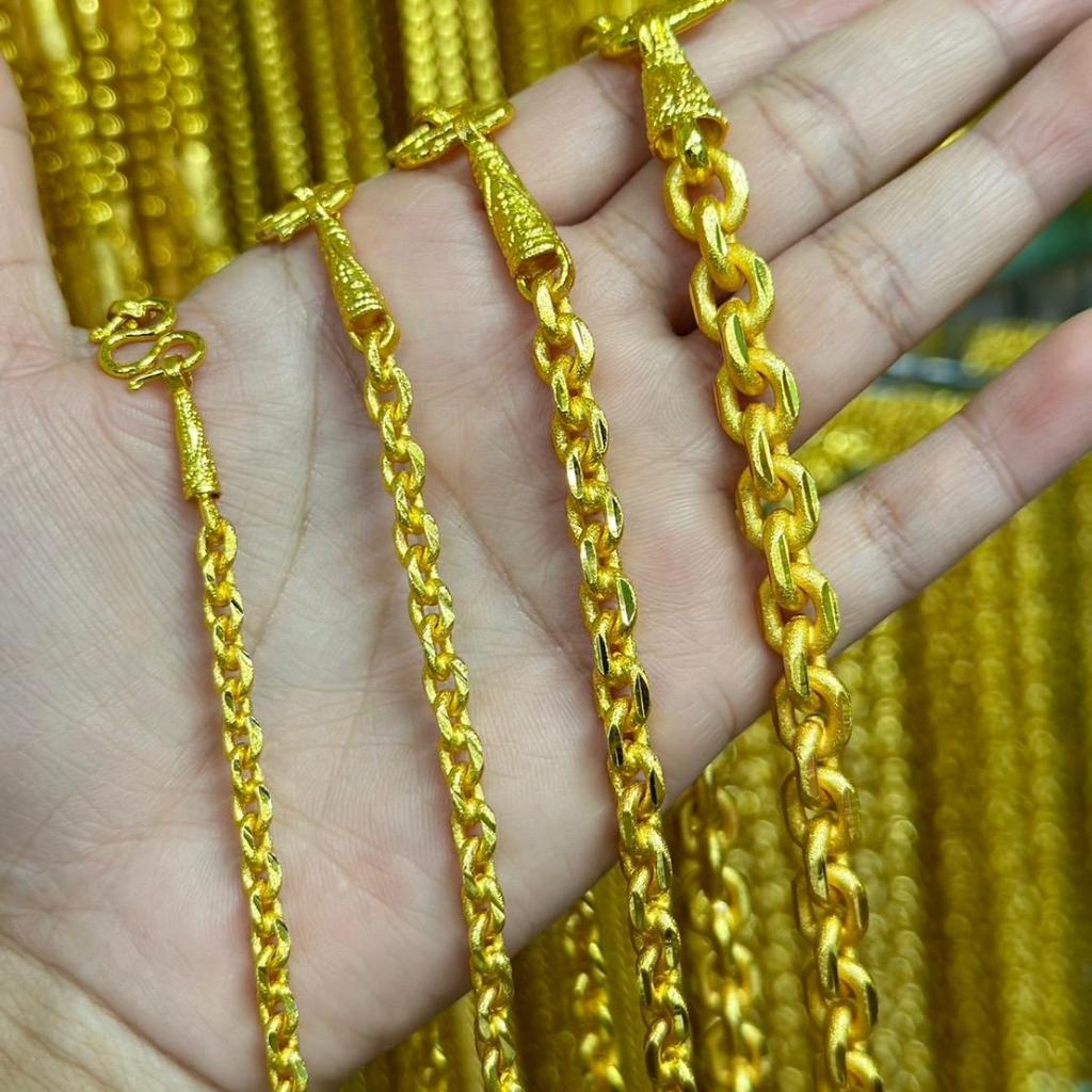 สร้อยคอ คตกิตตัดลาย น้ำหนัก 1,2,3,5 บาท