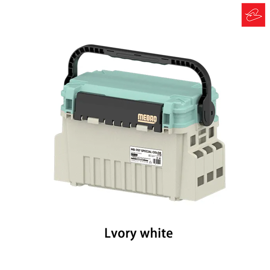กล่อง Pro-Hunter x MEBAO รุ่น model MB-707 กว้าง 42 x ยาว 23 x สูง 28 cm มี 3 สีให้เลือก เขียว / เทาเหลือง / ฟ้าสาหร่าย