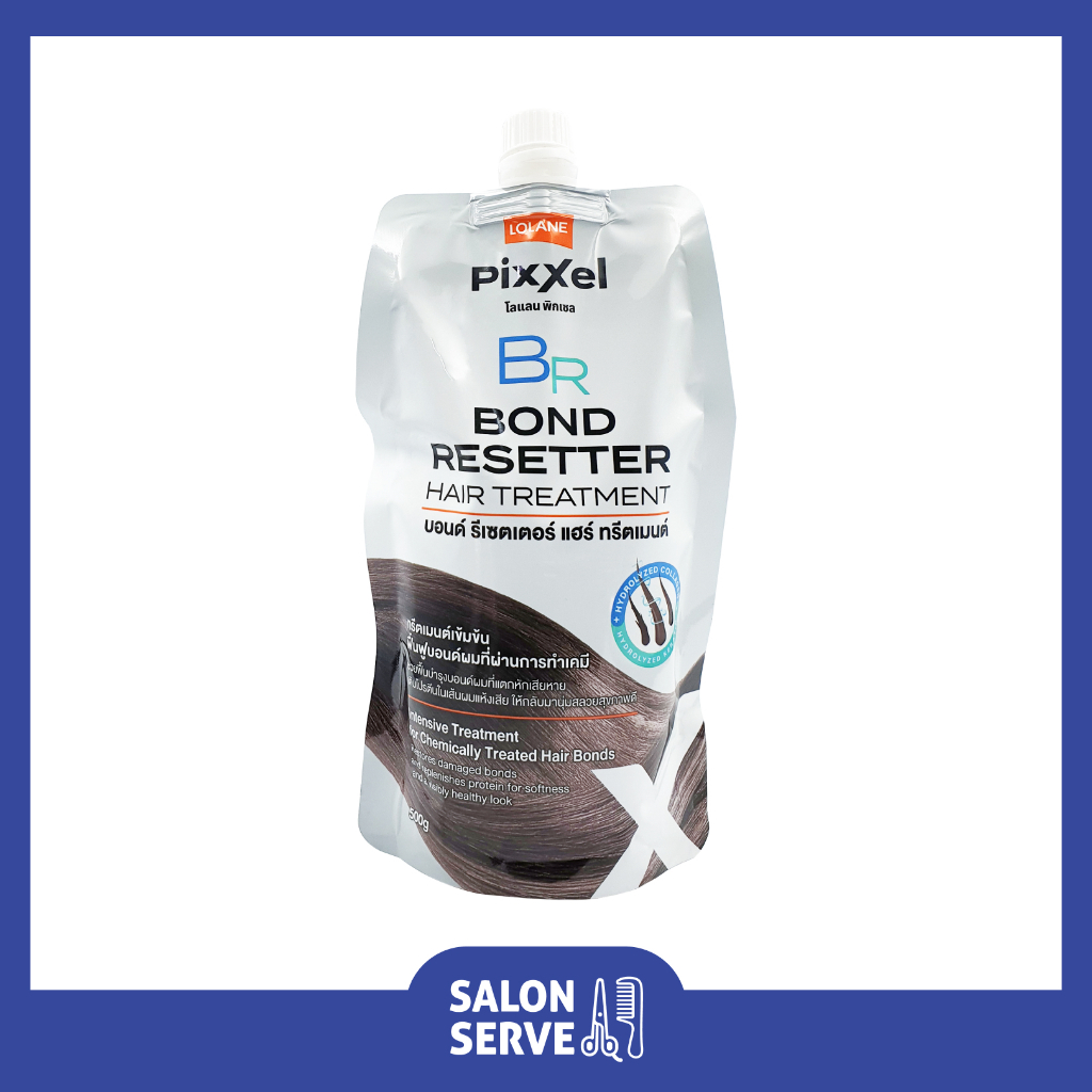 ทรีตเมนต์ผม Lolane Pixxel Bond Resetter Hair Treatment โลแลน พิกเซล บอนด์ รีเซตเตอร์ แฮร์ ทรีตเมนต์ 500g