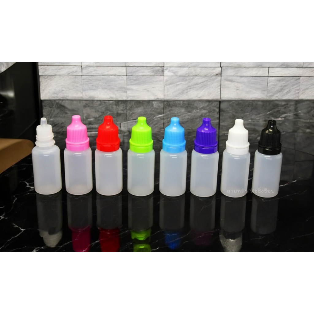 ขวดหยด หัวเข็ม10ml. บรรจุน้ำยาแบ่งเจล ขวดปากแหลม ฝาดับเบิ้ลล็อค (มีสินค้าพร้อมส่งในไทย)