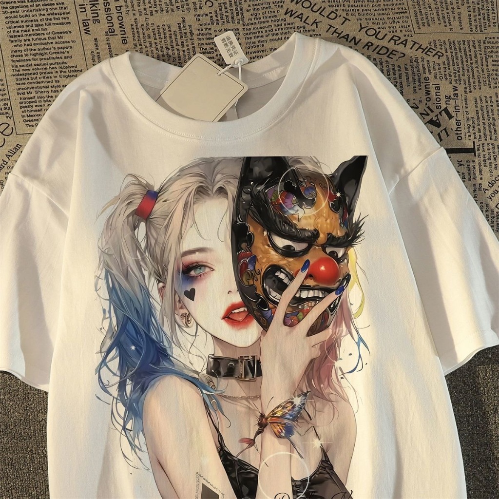 เสื้อยืด Oversize เสื้อยืดชาย แขนสั้น ไซซ์ คอกลม แฟชั่นฤดูร้อน สําหรับ