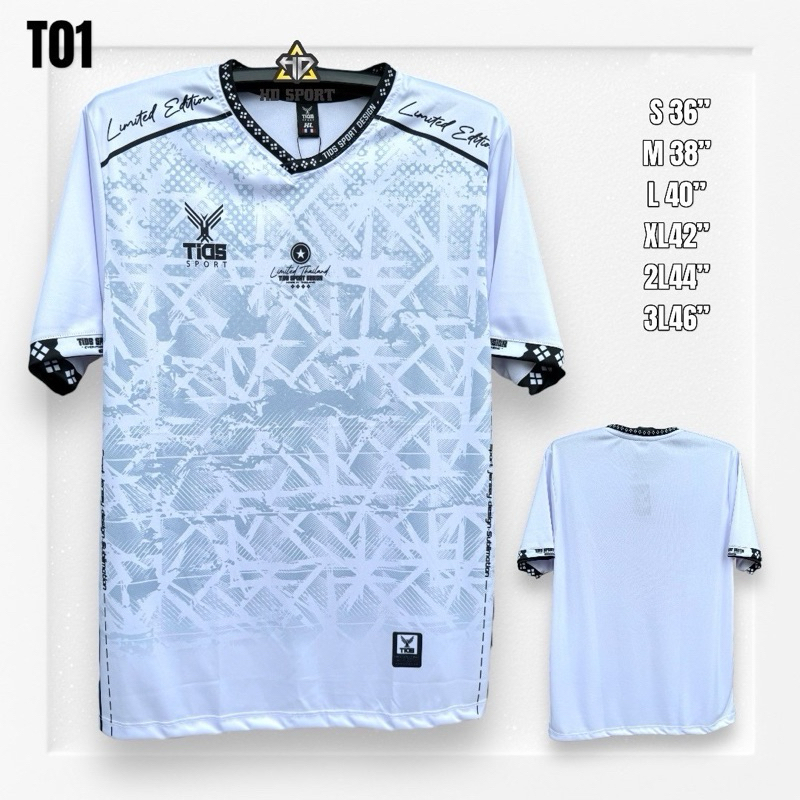 TIDSเสื้อกีฬาพิมพ์รุ่นใหม่คอวี – โปรปัง