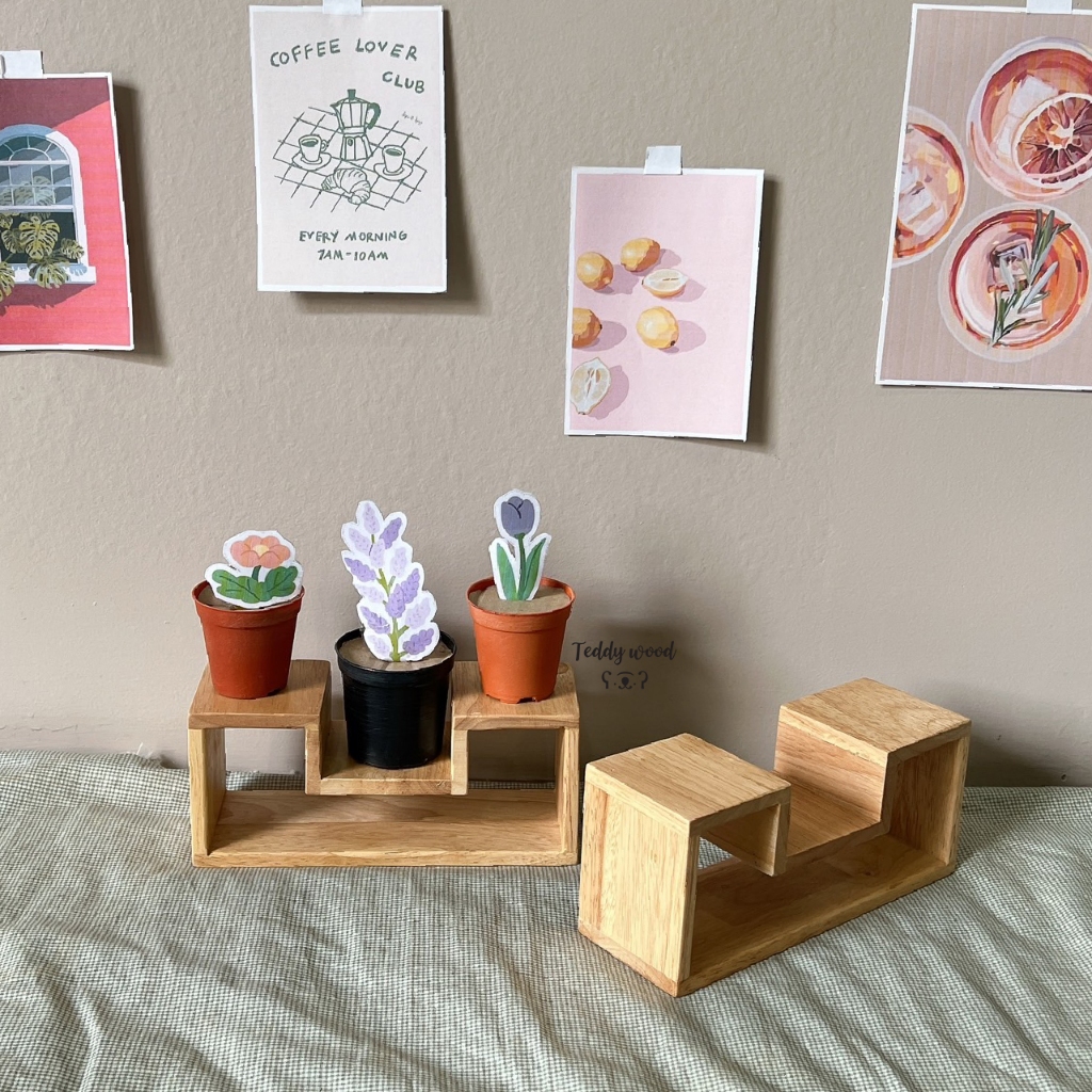 ชั้นวางต้นไม้ art toy ชั้นวางขนาดเล็ก ทรง U