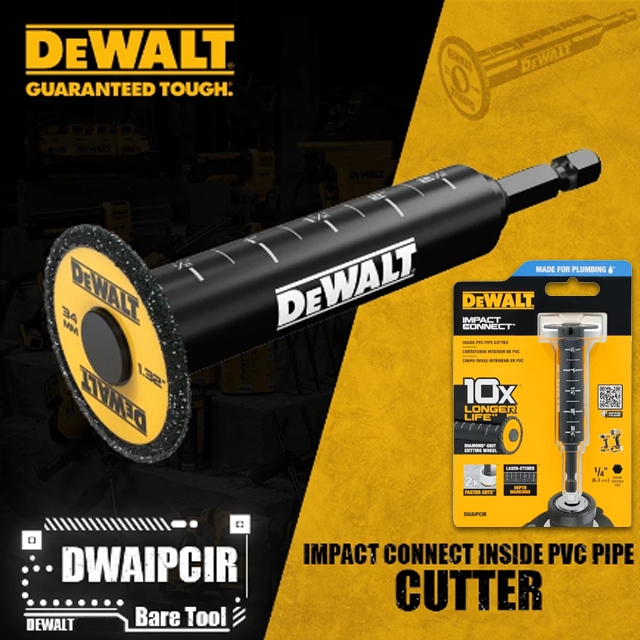 DeWALT ก้านต่อสำหรับตัดท่อพีวีซี รุ่น DWAIPCIR