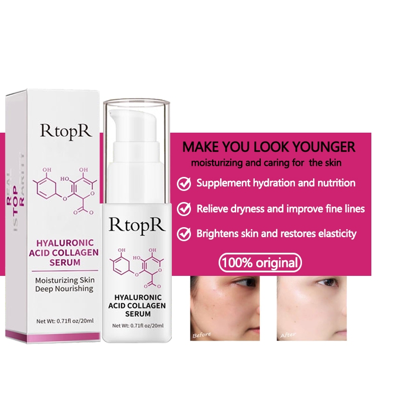 RtopR FDA เซรัมบํารุงผิวหน้าหน้าเนียนใส อิ่มฟู ดูสุขภาพดี สูตรคอลลาเจน สำหรับลดเลือนริ้วรอยไวท์เทนนิ