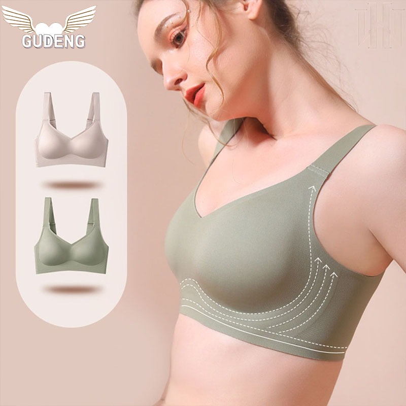 เสื้อชั้นในผู้หญิง บราไร้โครง เก็บกระชับหน้าอก เนื้อผ้านุ่มใส่สบายไม่อึดอัด ยืดหยุ่นดีเยี่ยมผ้านุ่มแห