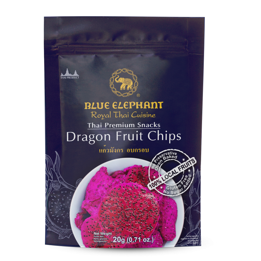 แก้วมังกร อบกรอบ 20กรัม Dragon Fruit Chips 20g
