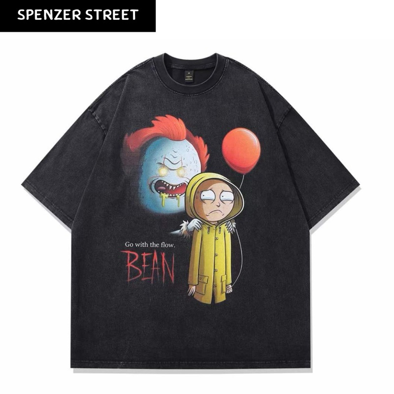 [พร้อมส่ง] Spenzer.street | Bean scared / half joker / burger wizard โอเวอร์ไซส์ เสื้อผ้าสตรีท เนื้อผ้าดี 2024 ขายดี