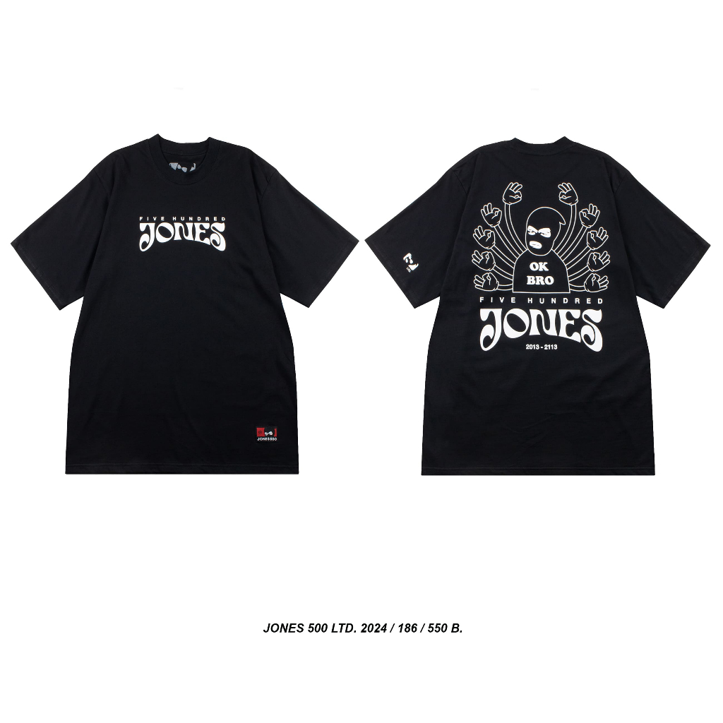 186-2024 : OK BRO / Black / T-Shirt 550 B.