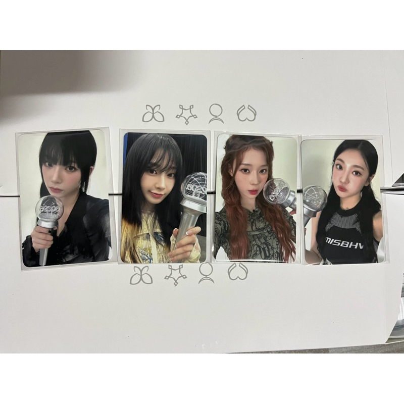 การ์ดแท่งไฟ aespaพร้อมส่งจากไทย การ์ด แท่งไฟaespa ของแท้