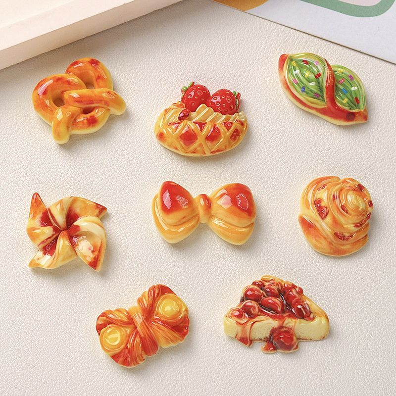 🇹🇭เรซิ่นdiy ขนมปังคละแบบ 10 ชิ้น(ราคาเฉพาะเรซิ่น)