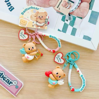พวงกุญแจน้องหมีเนย🧸 พวงกุญแจButterbear ลิขสิทธิ์แท้ พร้อมส่งจากไทย