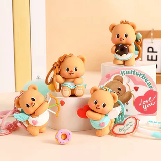 พวงกุญแจน้องหมีเนย🧸 พวงกุญแจButterbear ลิขสิทธิ์แท้ พร้อมส่งจากไทย