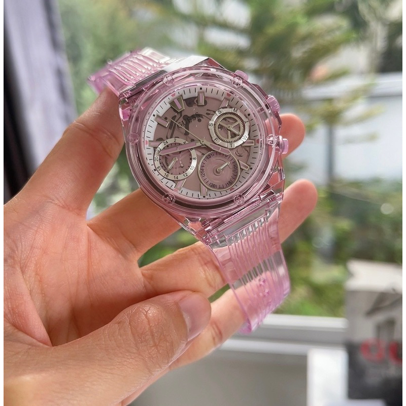 นาฬิกาผู้หญิง Guess GW0438L2 ATHENA Pink ของแท้