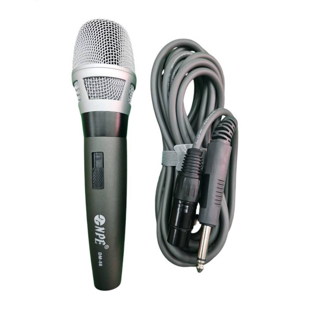 ไมโครโฟนไดนามิกระดับพรีเมียม NPE DM-56 Dynamic Microphone DM-56 NPE ไมค์ที่มีความไวสูง เหมาะสำหรับนั