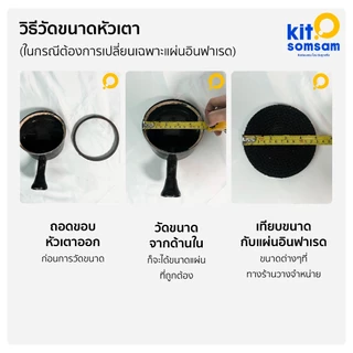 รังผึ้งแก๊ส หรือ แผ่นอินฟาเรด สำหรับซ่อม หัวเตาแก๊สอินฟาเรด ความหนา 1.4 เซนติเมตร มีหลายขนาด