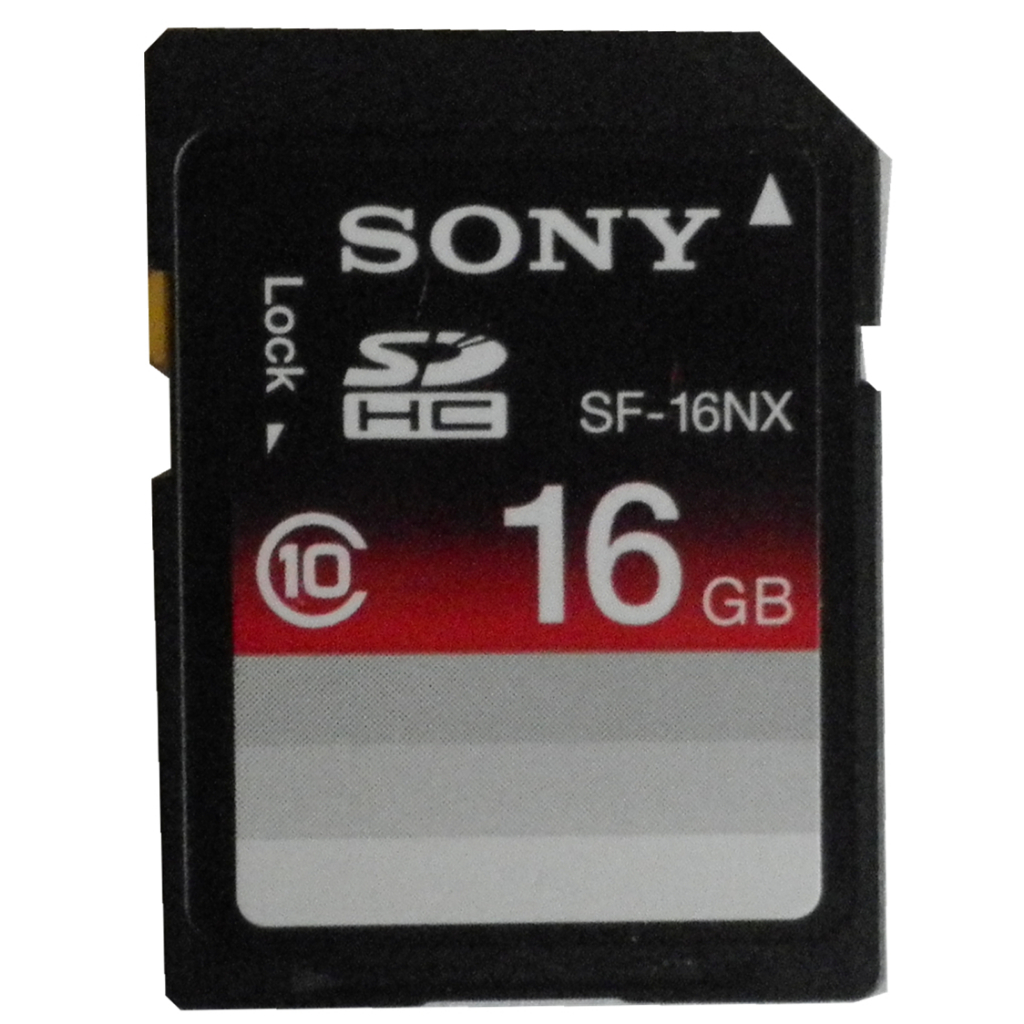 Sony 16GB SDHC SF-16NX memory card class 10การ์ดเก็บข้อมูล