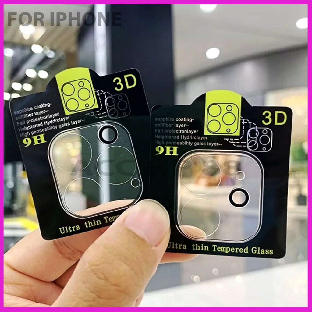 ฟิล์มกระจกเลนส์กล้องสำหรับ For iphone 13 11 15 12 14 Pro Max 13 15 Pro Max 14 Plus 11 Pro ใส ฟิล์มกันรอยกล้อง 3D