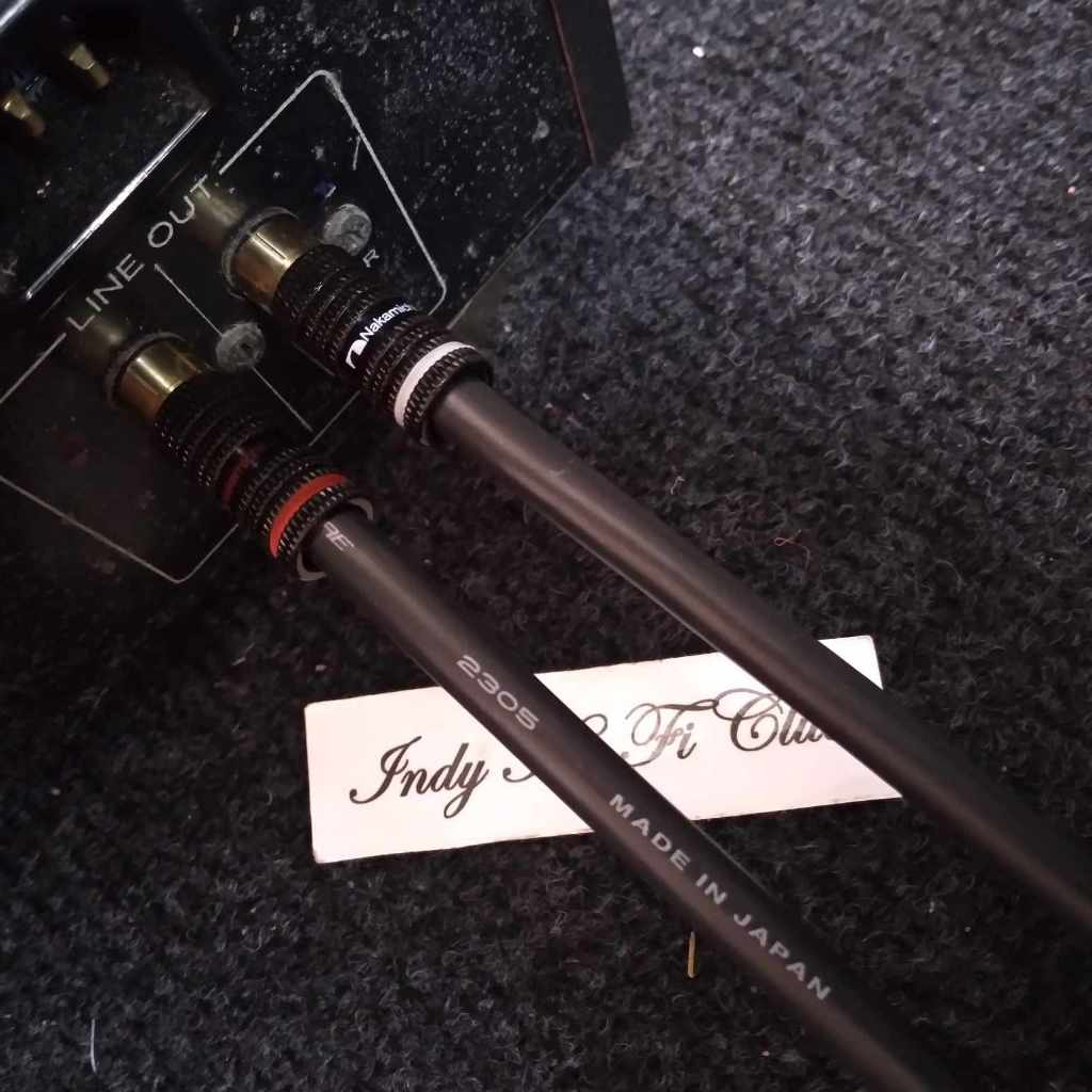 สายสัญญาณ RCA Canare MR202-2AT (MADE IN JAPAN) แจ็ค Nakamichi ปลอกเล็กป้องกันการเบียดกันของขั้ว RCA