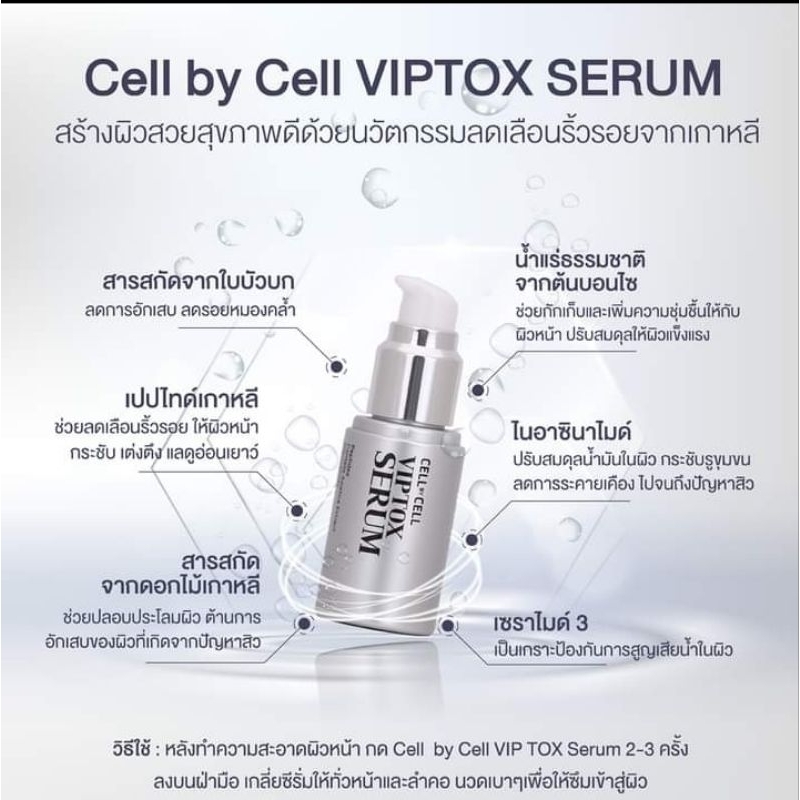 เซลบายเซล วิพลอก ซีรั่ม ( Cell by Cell VIP Tox Serum ) คังเซน