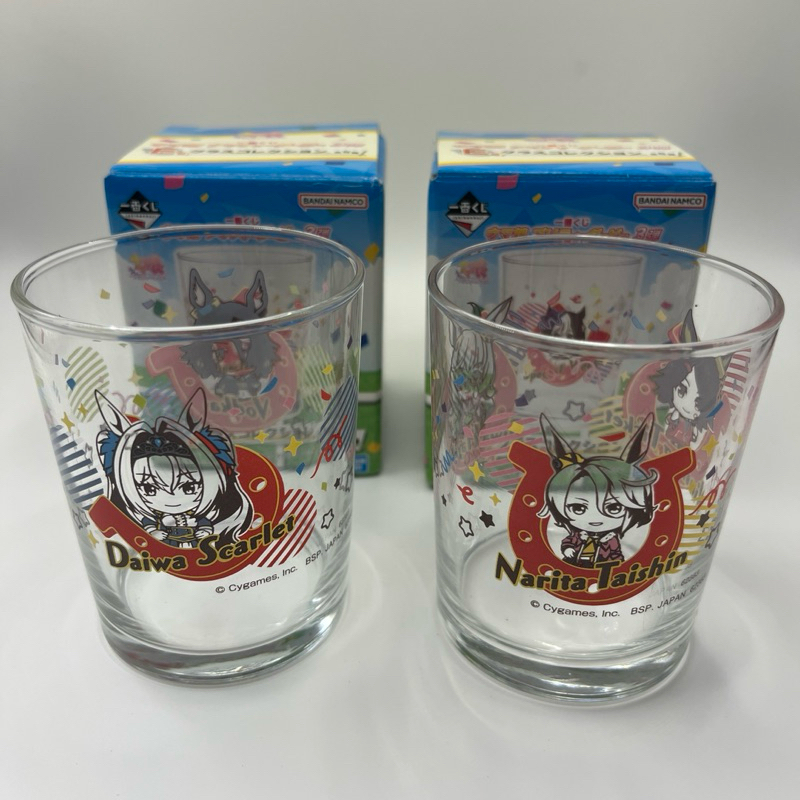 แก้ว ลายอะนิเมะ จากเรื่อง Daiwa Scarlet(สาวม้า) ลิขสิทธิ์แท้ญี่ปุ่น