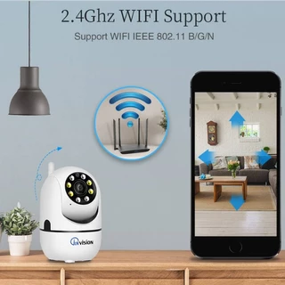 Junanvision กล้องวงจรปิดไร้สาย5MP มีเสาอากาศWi-Fi IP Camera หมุนได้ มีภาษาไทย อินฟราเรด