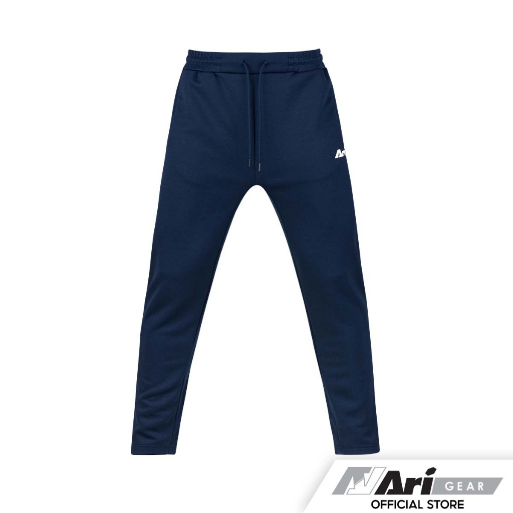 ARI ESSENTIAL TRACK PANTS - NAVY/WHITE กางเกงขายาว อาริ ESSENTIAL TRACK สีกรมท่า