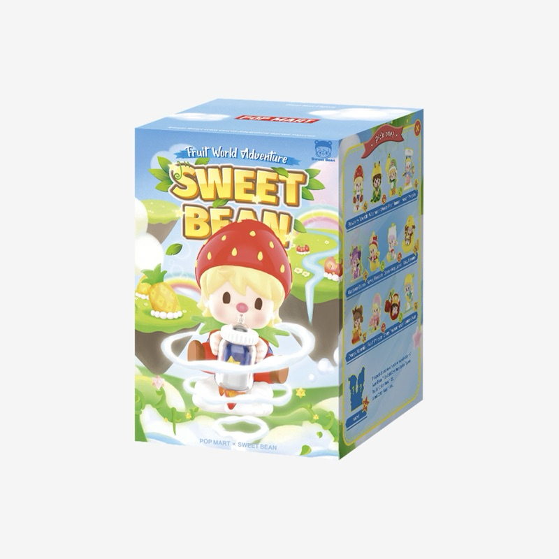 (Live/วีดิโอลด100฿) กล่องสุ่ม คอลใหม่ Sweet Bean Fruit World Adventure Series Figures : POP MART