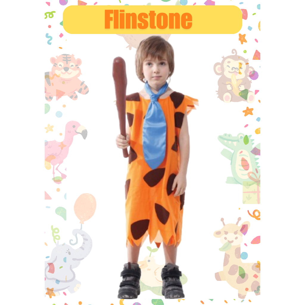 ชุดแฟนซีเด็ก มนุษย์หินฟลิ้นท์สโตนส์ Flintstone