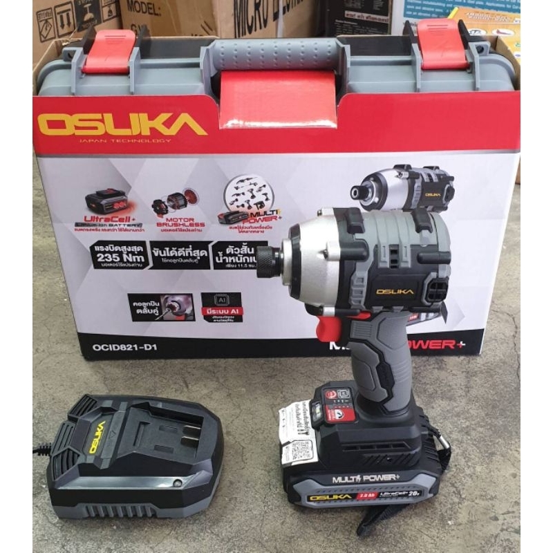 ไขควงแบต กระแทก OSUKA  OCID821-D1