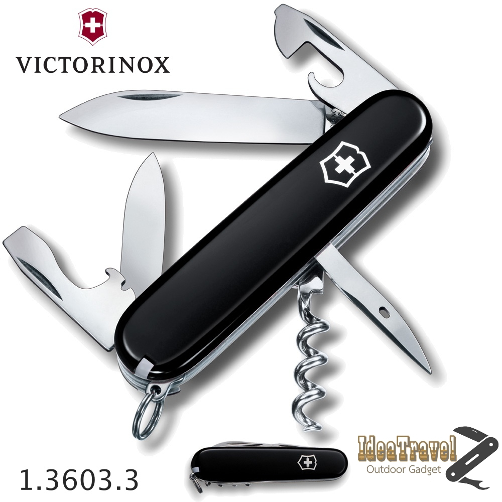 มีดพับเอนกประสงค์ Victorinox Spartan Black 1.3603.3