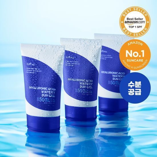 🌸พร้อมส่ง🌸กันแดดเกาหลีเนื้อเจลผสมไฮยา Isntree Hyaluronic Watery Sun Gel SPF50+ PA++++ 50ml