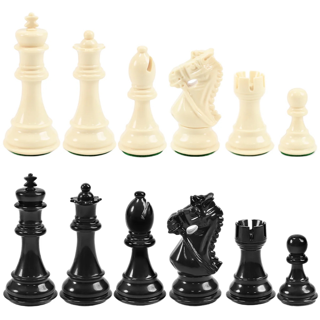 [Super Chess] 3 3/4" Excalibur Series Plastic Chess Pieces ตัวหมากรุกสากลเอกซ์แคลิเบอร์